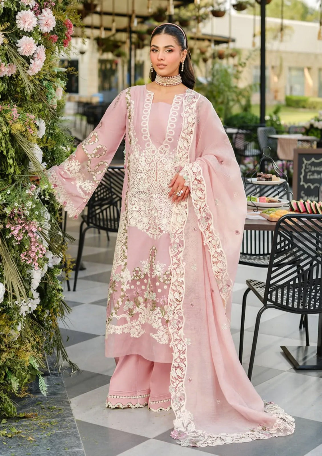 Luxury Lawn Embroidered | Chikankari