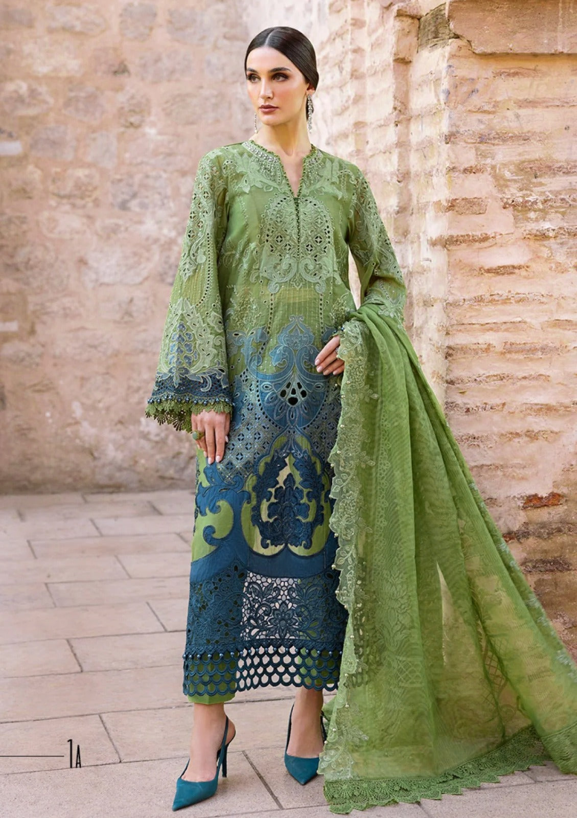 Luxury Lawn Embroidered | Chikankari