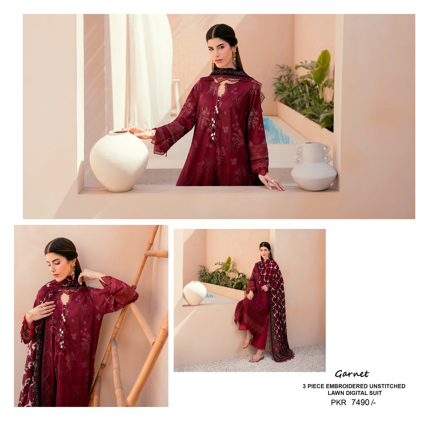 EMBROIDERED LAWN