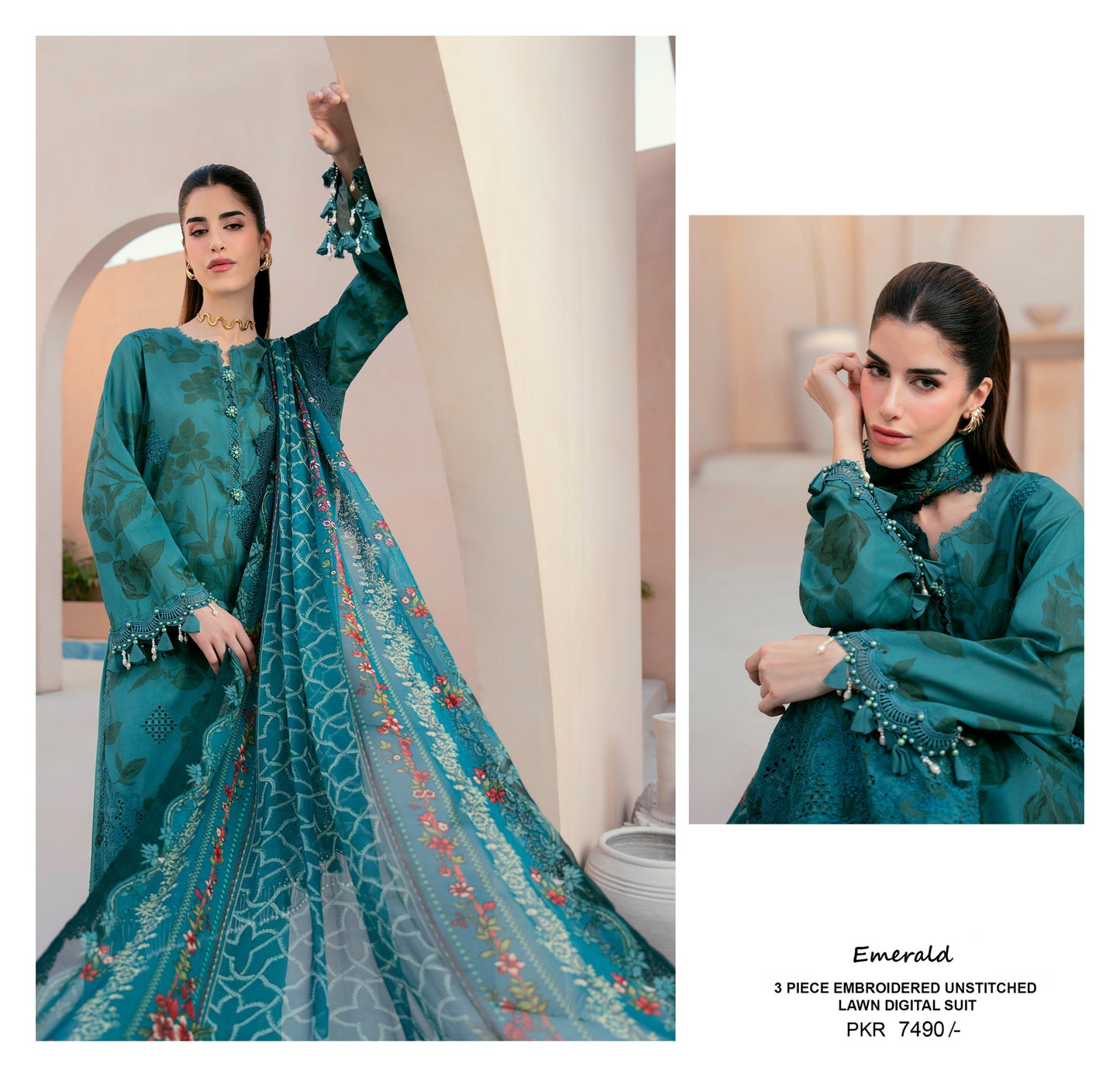 EMBROIDERED LAWN