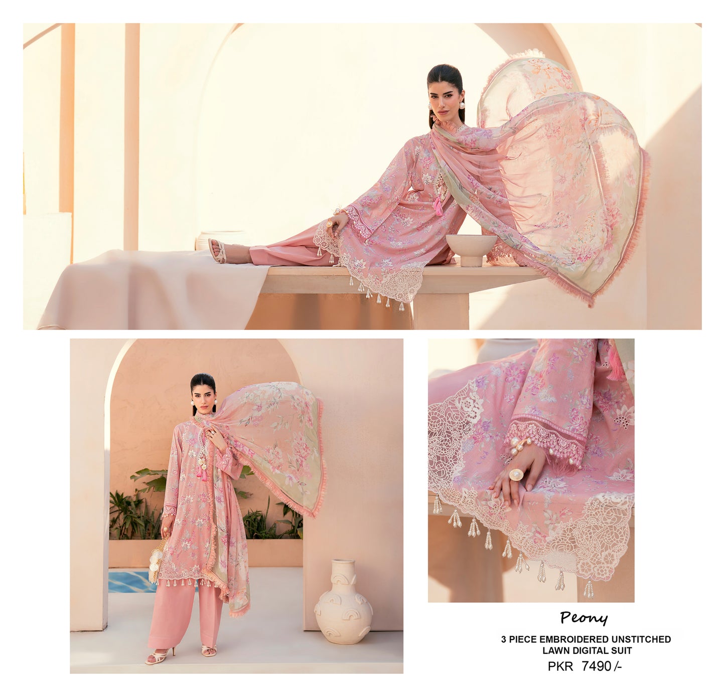 EMBROIDERED LAWN