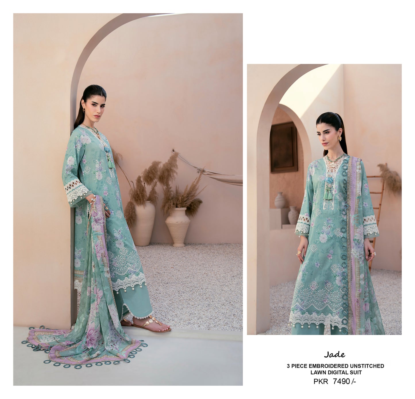 EMBROIDERED LAWN