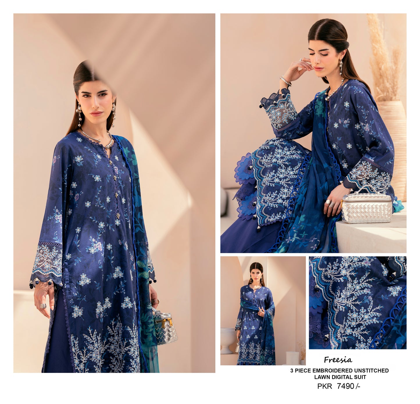 EMBROIDERED LAWN