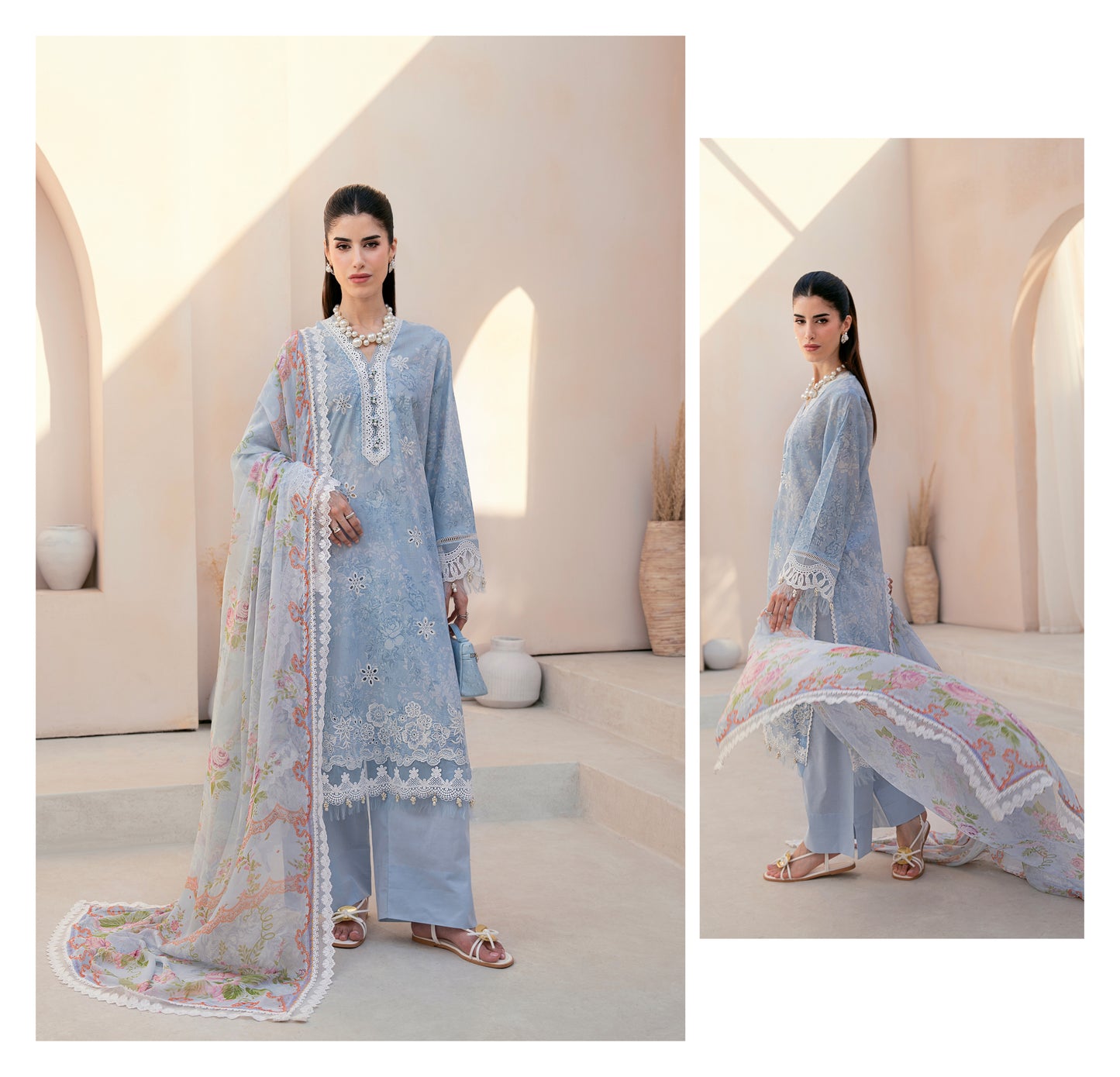 EMBROIDERED LAWN