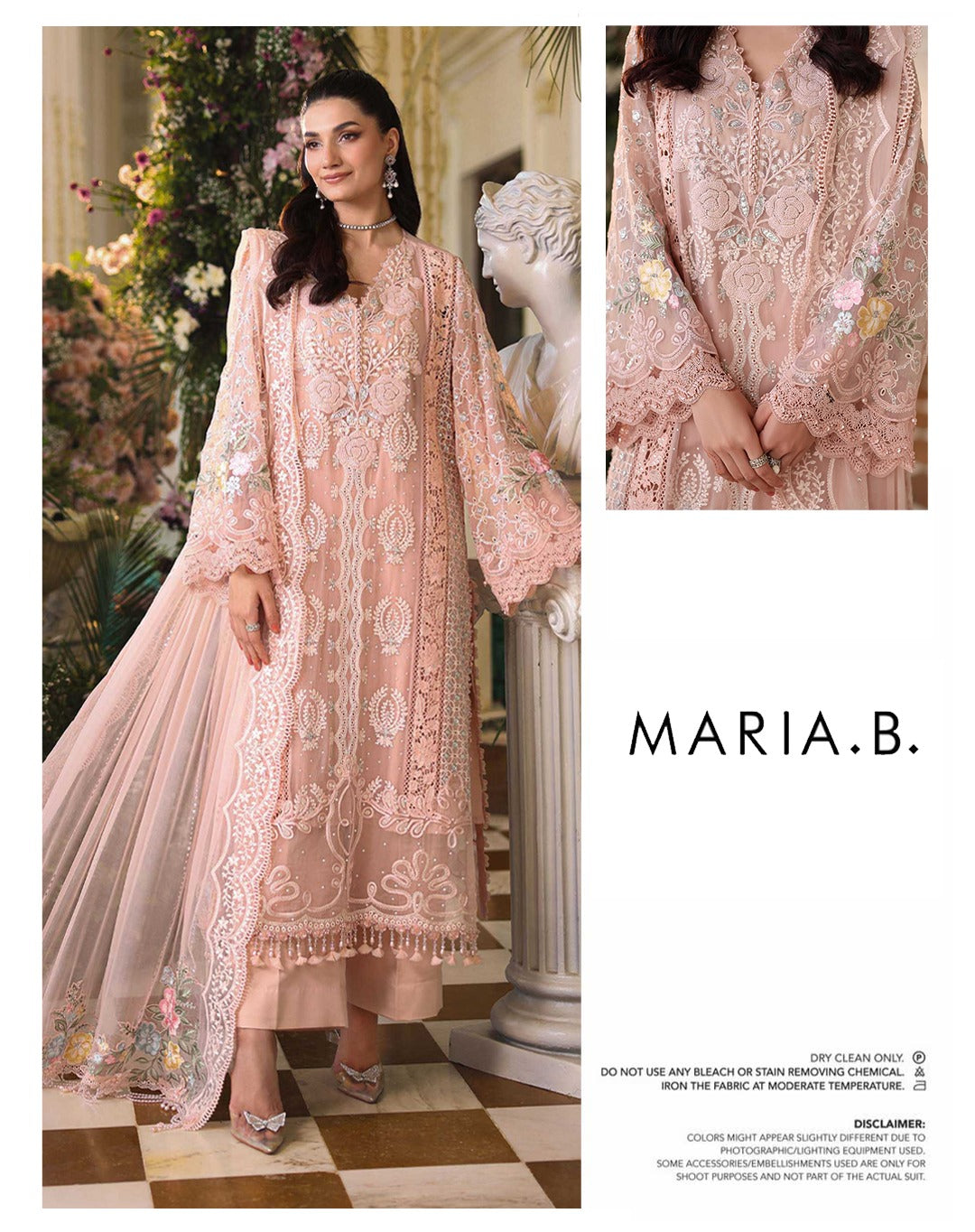 Embroidered Hand Embellished Chiffon