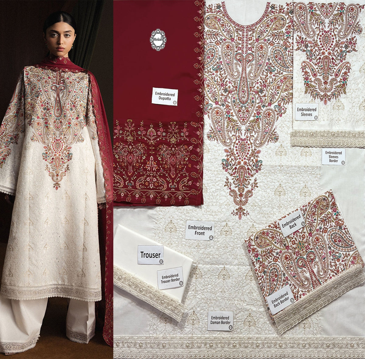 Luxury Lawn Chikankari