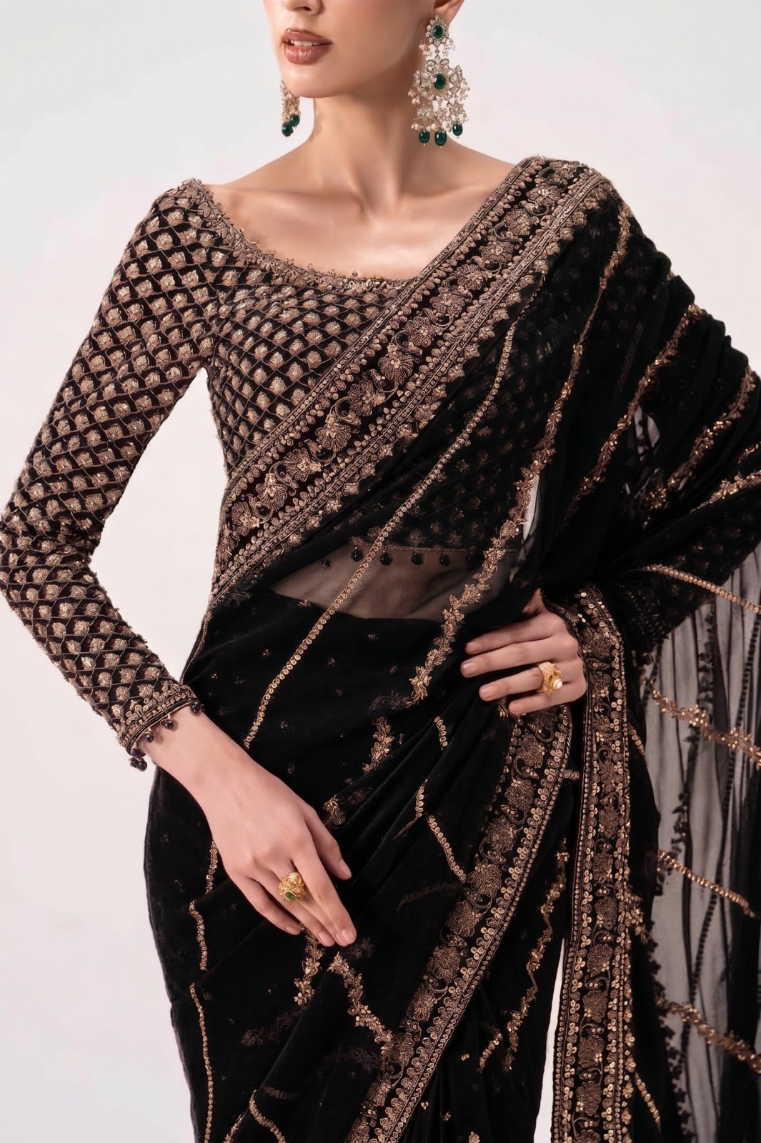 The Grand Occasion Saree Chiffon Wedding