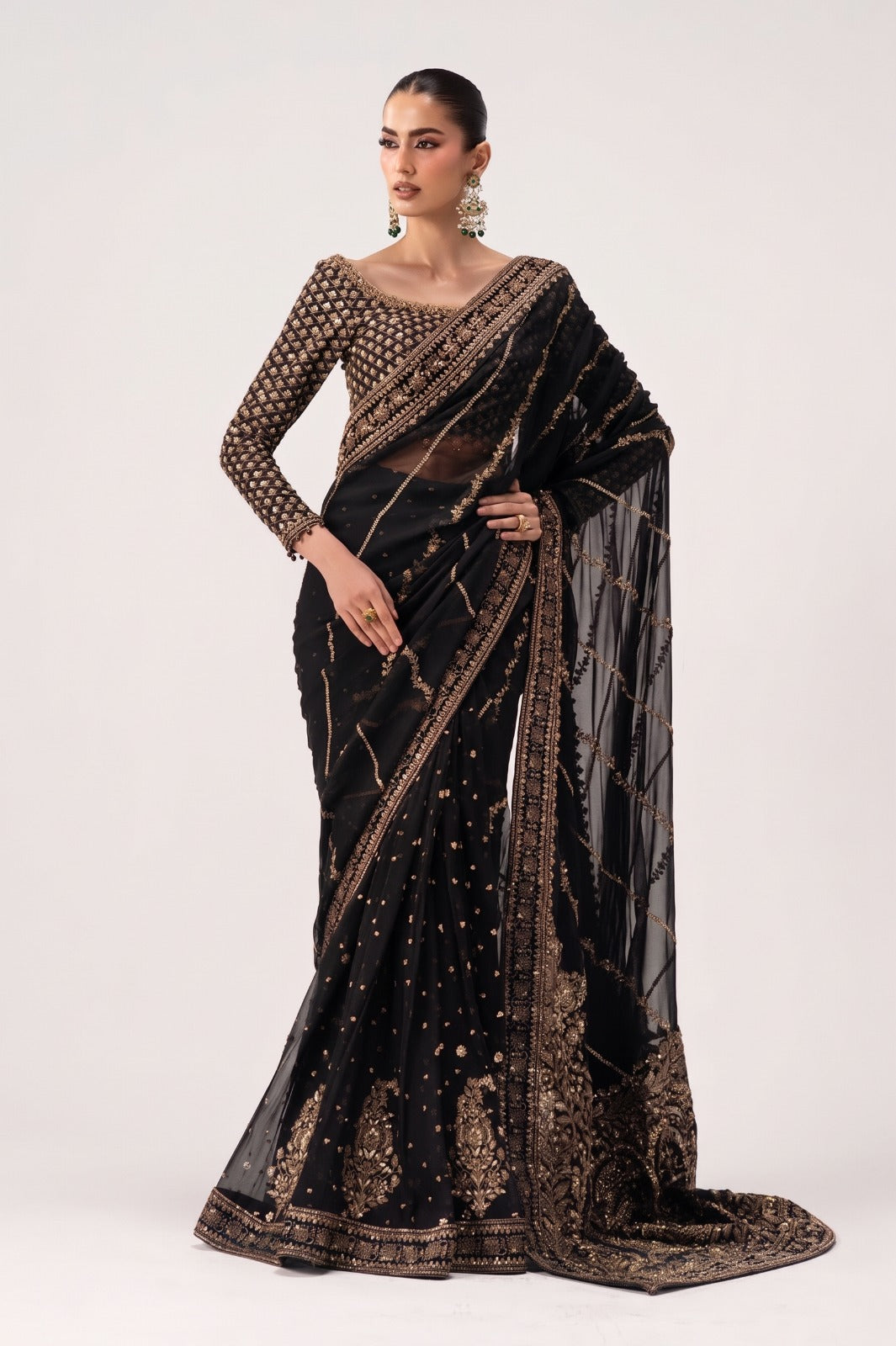 The Grand Occasion Saree Chiffon Wedding