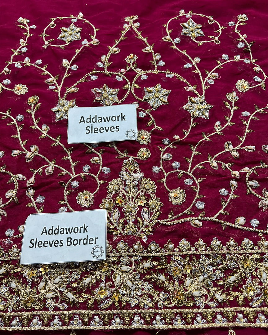 The Hand Embellished Pishwas Maxi Wedding
