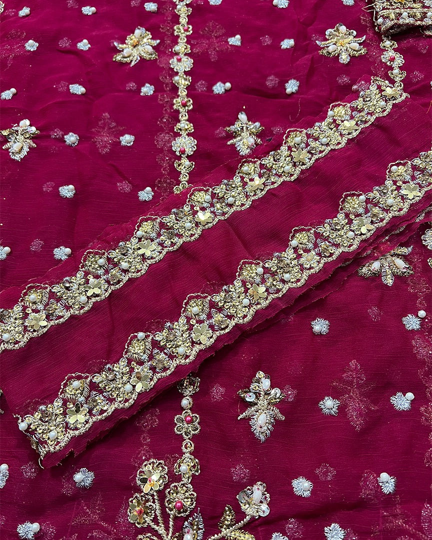 The Hand Embellished Pishwas Maxi Wedding
