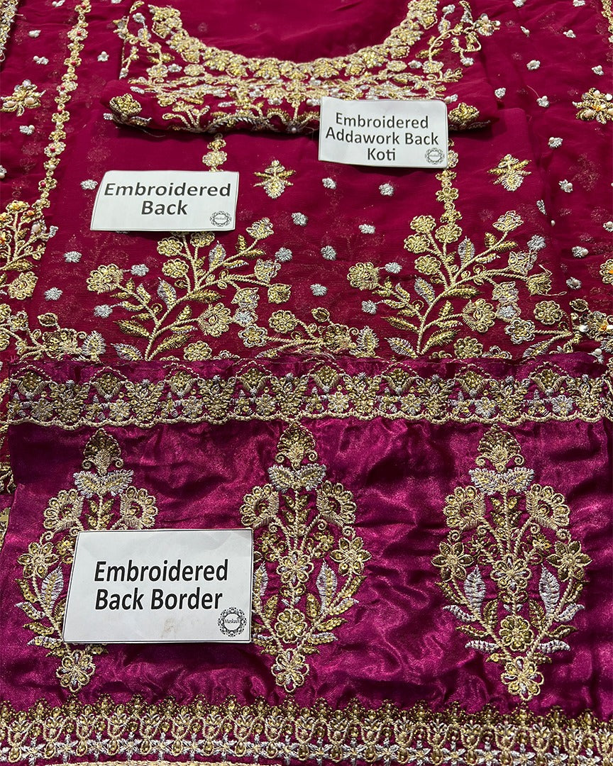The Hand Embellished Pishwas Maxi Wedding