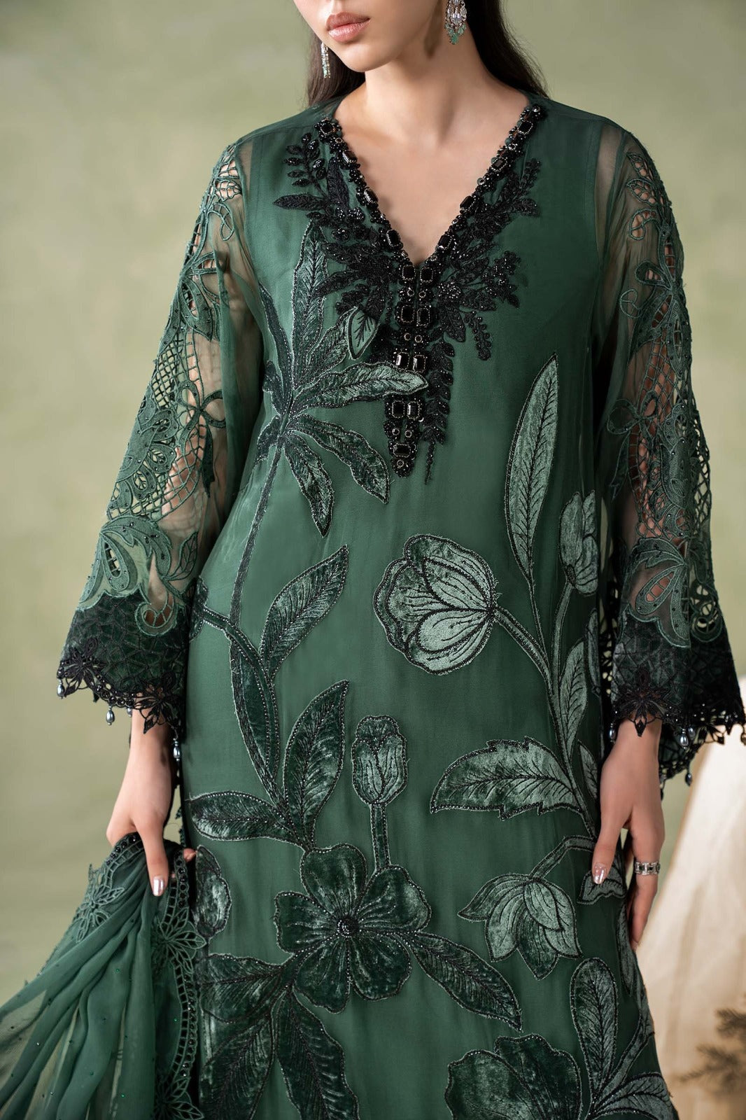The Exquisite Embroidered Chiffon Formal