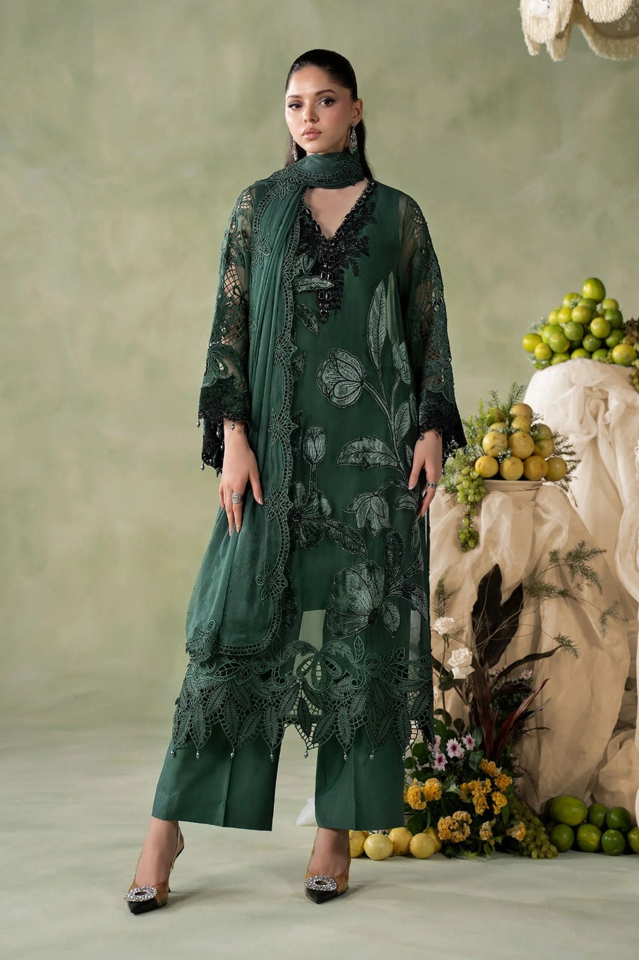 The Exquisite Embroidered Chiffon Formal