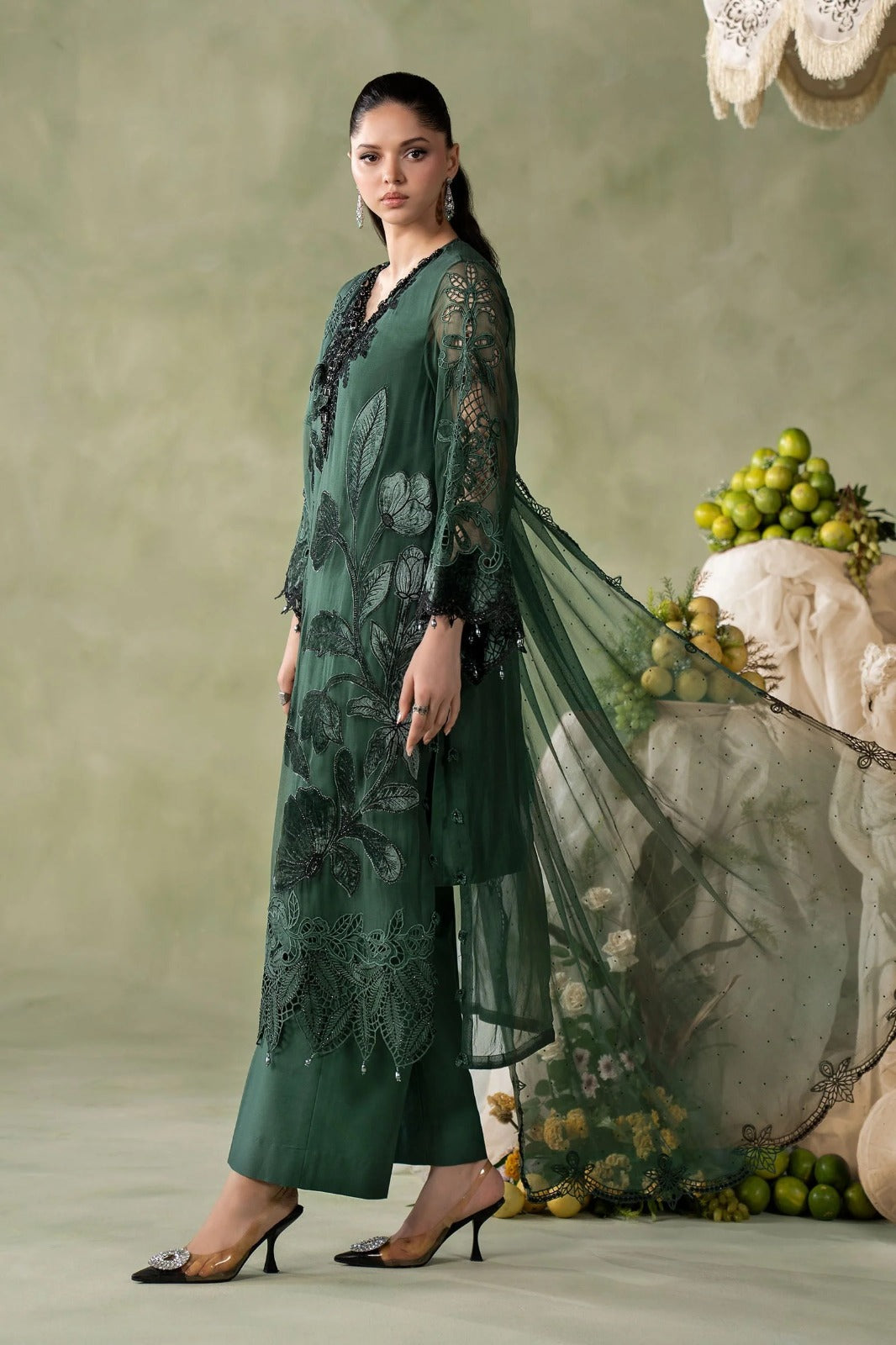 The Exquisite Embroidered Chiffon Formal