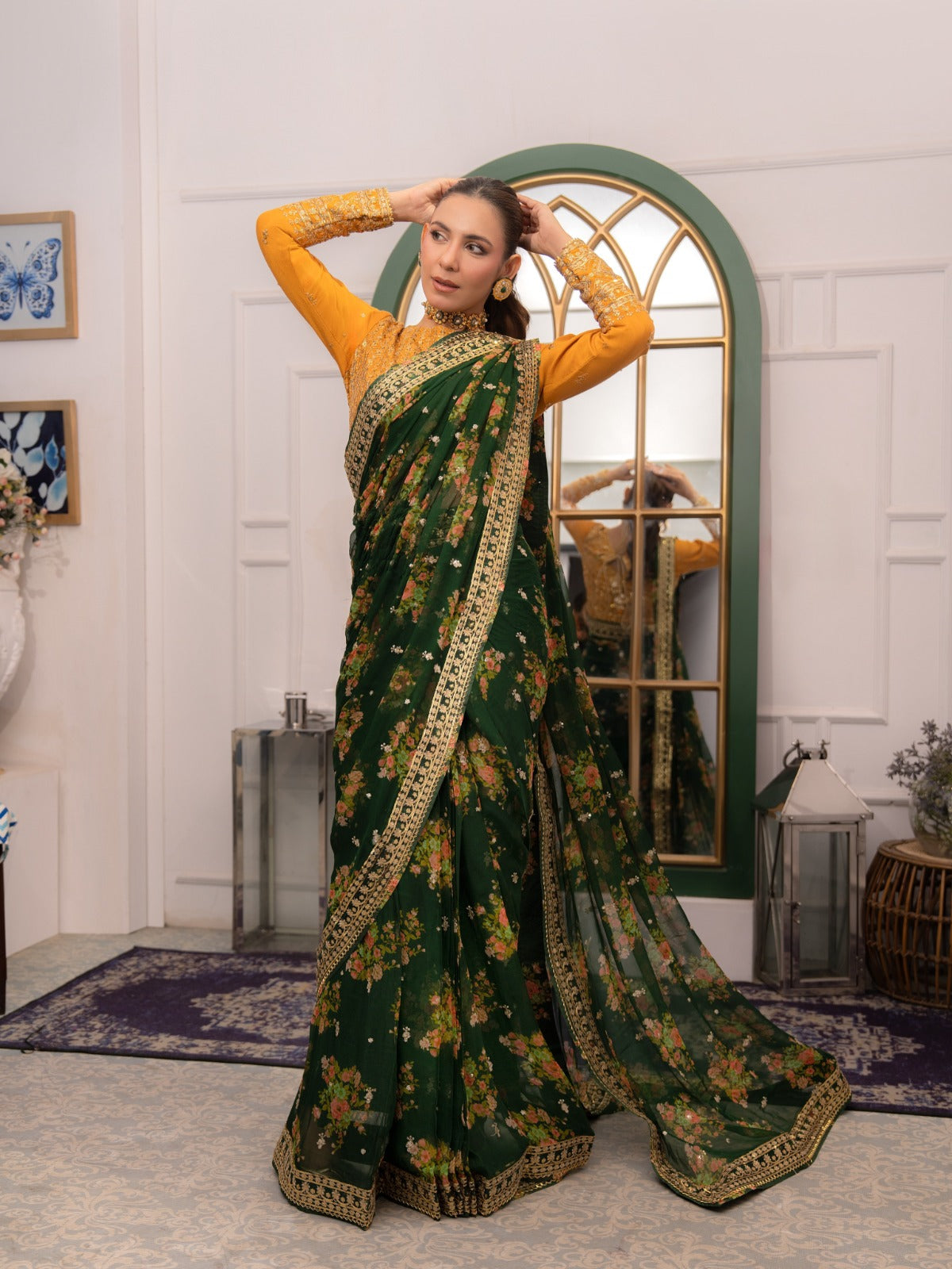 The Charm Chiffon Saree Luxury Wedding