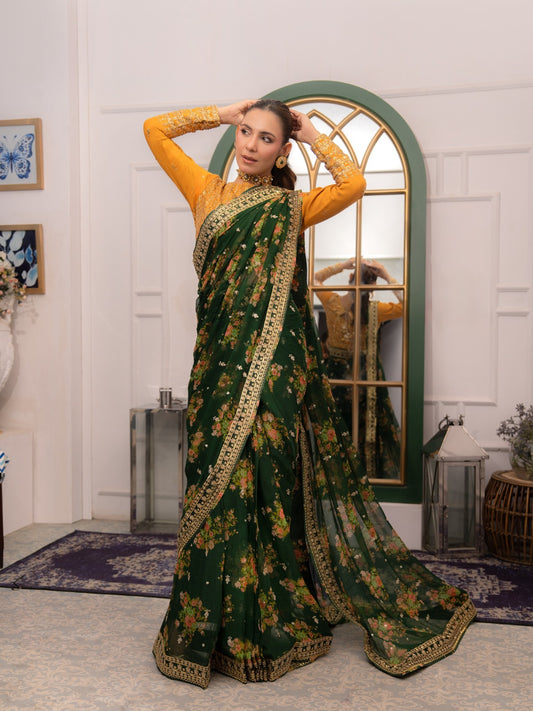 The Charm Chiffon Saree Luxury Wedding