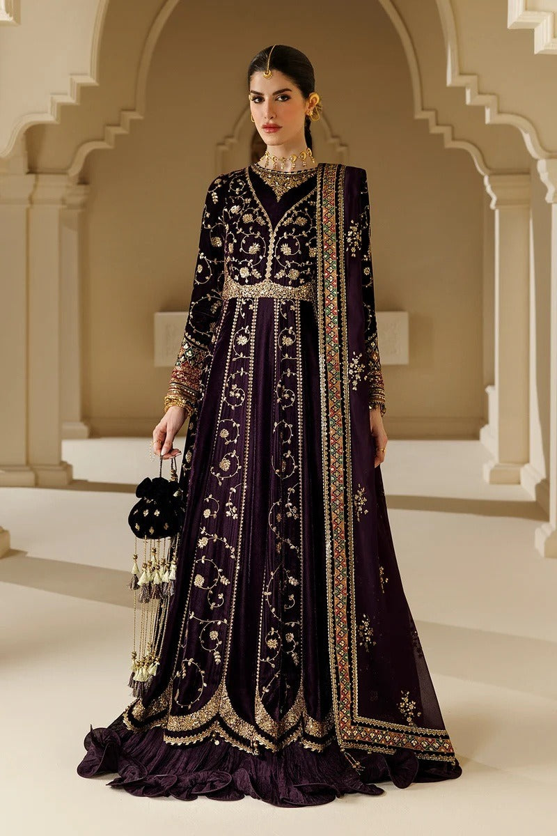 The Goddess Velvet Formal Kalidar Maxi