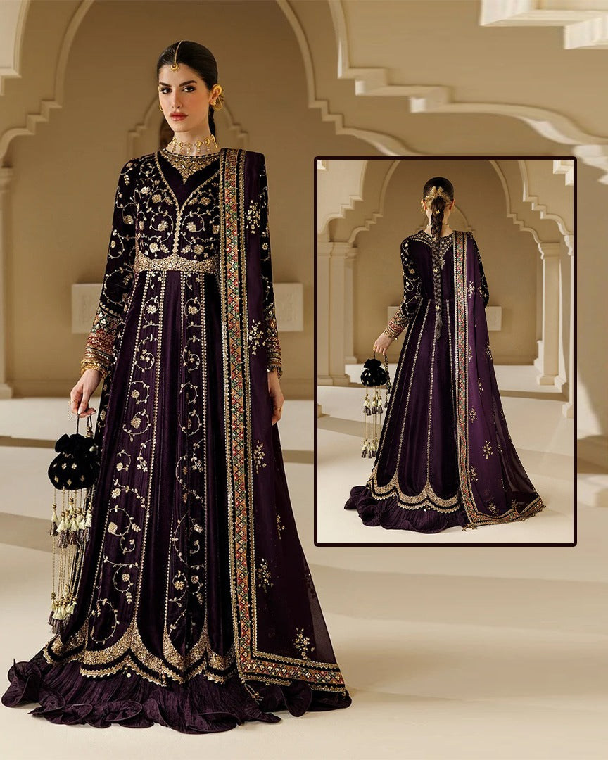 The Goddess Velvet Formal Kalidar Maxi