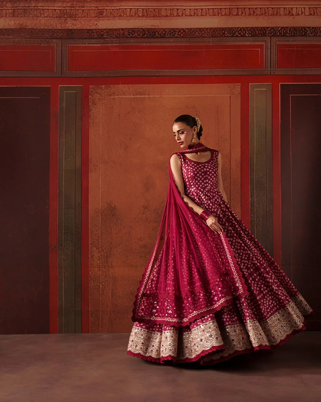 Luxury Formal Wedding-Pishwas Maxi