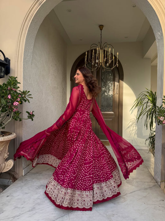 Luxury Formal Wedding-Pishwas Maxi